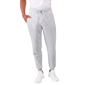 2025 Spring Sporty Mid Drawstring Elastic Waistband Cuffed Ankles <b>Slim</b> Fit Men Solid Color <b>Jogger</b> Pants - Product Image 1