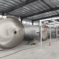 Hoog rendement automatische industriële vacuüm snelvriesdroger fruitlyofilisator machine