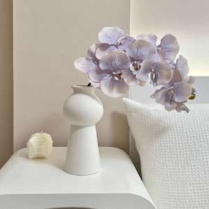 Orchidée Phalaenopsis artificielle Haiyi 30cm-100cm, fleur en soie, plante décorative pour la maison, les mariages et l'extérieur - Product Image 2