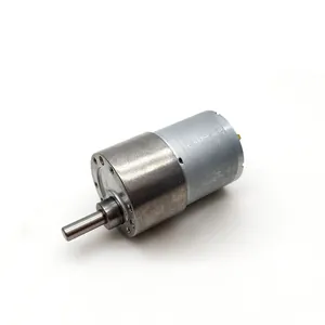 Yüksek kaliteli elektrik motoru 12 v 12 volt 24 volt dc dişli motor 37mm