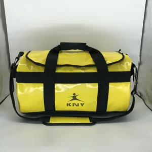 2024 NEW Style OEM color logo outdoor waterproof 500D PVC Tarpaulin TPU gym duffle bag for camping fishing hiking traveling
