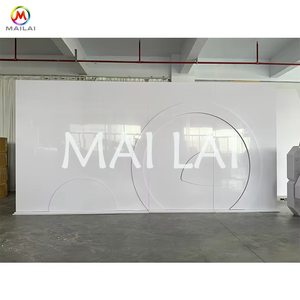 Recién llegado, fondos blancos para eventos de boda, PVC cuadrados de paneles de pared, <span class=keywords><strong>fondo</strong></span> acrílico a la venta - Product Image 5