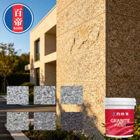 Peinture Texturée Effet Granit Liquide Facile à Appliquer pour Revêtement de Bâtiment, à Base d'Acrylique et d'Eau, Application par Pulvérisation