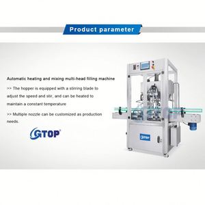 Macchina Riempitrice di Liquidi a 2 Teste Gtop, Macchina Riempitrice di Bottiglie d'Acqua con Riscaldamento Completamente Automatica - Product Image 3