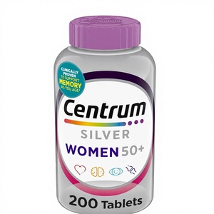 เซ็นทรัม ซิลเวอร์ วิตามินรวมสำหรับผู้หญิงอายุ 50 ปีขึ้นไป วิตามินดี3 วิตามินบี ช่วยบำรุงความจำและการนอนหลับ 200 เม็ด - Product Image 1