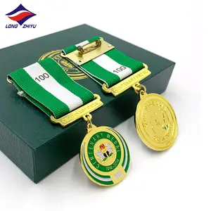 Longzhiyu 15 años islámica qatar medallas proveedor diseño su propio Pakistán medallas conmemorativas de premio arabia Saudita medallas