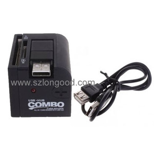 Lector de tarjetas multifunción, <span class=keywords><strong>cable</strong></span> de transferencia de datos USB 2,0, 3 puertos, novedad - Product Image 3