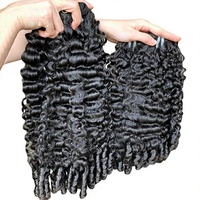 Mavis Cheveux Vietnamiens Remy Bouclés Durables Personnalisés OEM, Cuticules Alignées, Double Trame Faite à la Machine, Toutes Couleurs, Sans Traitement Chimique