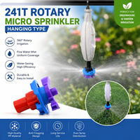 Micro-asperseur rotatif série 241T à 360 degrés, type suspendu, pour l'irrigation des serres agricoles, buse de micro-asperseur