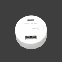Desain Terbaru USB Splitter USB Type-C Lampu Malam Multifungsi Lampu Penerangan Kokoh untuk Kamar Tidur