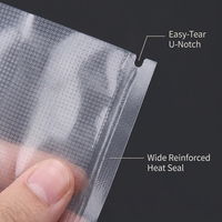Sac sous vide personnalisé imprimé avec soufflet latéral, étanche, pour briques de riz, en nylon de qualité alimentaire avec fenêtre transparente, pour le stockage du riz, du millet et des haricots
