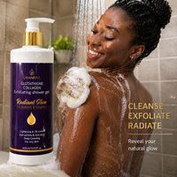 Gel Douche Éclaircissant et Anti-Acné LAMARINE Bio aux Herbes, Format Standard, Contrôle du Sébum, Pour Tous Types de Peaux, Marque Blanche