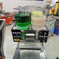 Machine à glace coréenne à flocons de neige pour smoothies aux fruits (poire, dattes rouges, banane) et lait