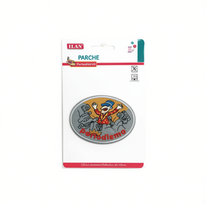 Patch Termoadesivo Iln 8.9x6.5cm, Patch Cartoon per Articoli Scolastici - Product Image 2