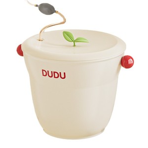 Cubo para Té Dudu Color Crema, Gran Capacidad con Filtro, Uso Interior - Product Image 5