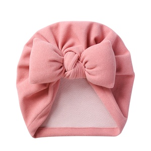Gorros de turbante con lazo para bebé, gorro transpirable para niño pequeño, gorro para niñas de 0 a 12 meses - Product Image 5