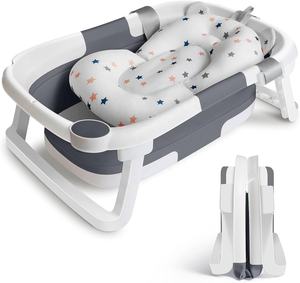 Vente en gros baignoires pliables pour tout-petits ensemble de <span class=keywords><strong>baignoire</strong></span> portable pliable pour nouveau-né avec système de détection de température intelligent - Product Image 5
