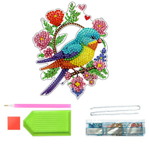 Peinture Diamant Papillon Cartoon Coloré Design Scintillant Fait Main Sans Cadre Matériau Acrylique Décoration Maison - Product Image 5