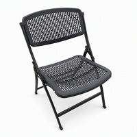 Chaise de conférence empilable en métal avec cadre en métal, chaise pliante en plastique PP et maille pour bureau, école, événement
