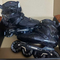 Patins à roulettes en ligne pour adultes professionnels IGOR en fibre de carbone et alliage d'aluminium, pour freestyle, street et slide.