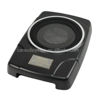 Subwoofer de audio de 8 pulgadas para coche, altavoz delgado debajo del asiento, subwoofer SPL de potencia activa, gran oferta
