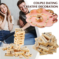 Juego de Torre de Bloques Traviesos para Parejas, Juego Erótico para Citas, Regalo para Adultos, Fiesta Nocturna, San Valentín, Torre de Bloques Apilables