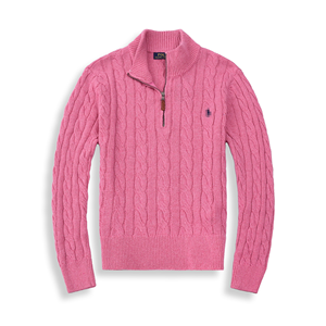 Maglione da Uomo TYZX con Zip a un Quarto, Ricamo Cavallo Piccolo sul Petto Sinistro e Etichette Originali R L, Manica Lunga - Product Image 3