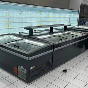 Congelador Horizontal de Alta Calidad con Puerta de Vidrio y Enfriamiento Directo, Congelador Combinado Tipo Isla para Supermercado - Product Image 5