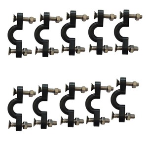 Accessoire de kayak, pince de fixation de type C avec vis, crochet de corde pour canoë kayak, équipement de loisirs de plein air universel en plastique durable - Product Image 4