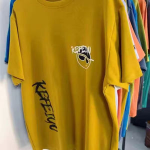 T-shirts en coton personnalisés pour hommes, grandes tailles, vente en gros, impression de haute qualité, t-shirts pour hommes - Product Image 5