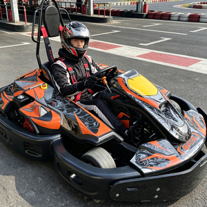 <span class=keywords><strong>Karting</strong></span> commercial TSKART pour parc d'attractions, 1 place, <span class=keywords><strong>moteur</strong></span> à essence 200cc, <span class=keywords><strong>avec</strong></span> <span class=keywords><strong>embrayage</strong></span> humide, pour adultes et seniors - Product Image 1
