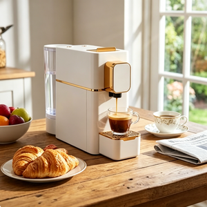 <span class=keywords><strong>Cafetera</strong></span> de Cápsulas Compatible, 1400W, Calentamiento Rápido, <span class=keywords><strong>Cafetera</strong></span> Espresso para Hogar, Cocina, Oficina, Hotel, Hecha en China - Product Image 5