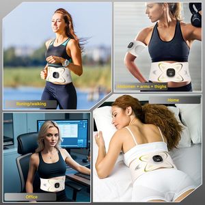EMS Waist Massager Heated Waist Belt Electric Waist Care Device Portable Home Massage Equipment - Product Image 6