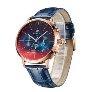 REWARD 83001M <b>Men</b>’s <b>Watches</b> Top Brand Sport <b>Watch</b> Luxury <b>Men</b> Stainless Steel Mesh Quartz <b>Wrist</b> <b>Watches</b> Chronograph Design Male - Product Image 5