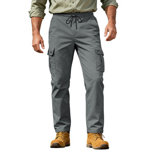 Pantalones de Trabajo Casuales para Hombre, para Primavera y Otoño, para Senderismo y Deportes al Aire Libre, de Secado Rápido, Resistentes al Viento, Ajustados, con Múltiples Bolsillos - Product Image 4
