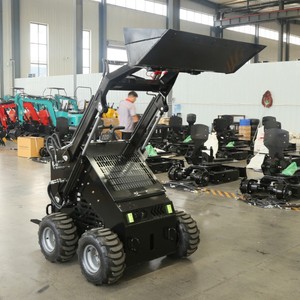 Fast Delivery Epa/euro5 <b>Small</b> Mini Skid Steer <b>Wheel</b> with Efficient Engine Motor Pump Plc Core Components - Product Image 3
