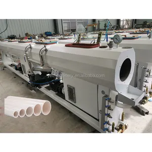 Máquina extrusora Flexible de diámetros Lager de 450mm-630mm, máquina de extrusión de tubos de PVC corrugado de plástico