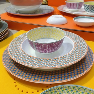 Low Price Discount European Luxury <b>Bone</b> <b>China</b> <b>Dinner</b> <b>Set</b> Porcelain Charger Plate - Product Image 5