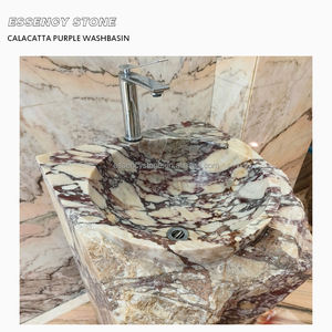 <span class=keywords><strong>Lavabo</strong></span> en marbre Calacatta Purple Rock, <span class=keywords><strong>lavabo</strong></span> <span class=keywords><strong>de</strong></span> <span class=keywords><strong>salle</strong></span> <span class=keywords><strong>de</strong></span> <span class=keywords><strong>bain</strong></span> en marbre naturel Viola Purples, lavabos en marbre <span class=keywords><strong>de</strong></span> luxe - Product Image 6