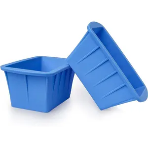 Silicone Ice Block Mold Ice Bucket For Freezer Reusable Steel-Reinforced Molds Large Ice Cube Tray Ice Bath Water Chillers