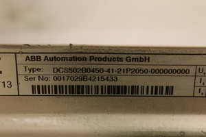 Controlador DCS502B0450-41-21P2050-000000000 DCS502B04504121P2050000000000 Drive 450A para PLC - Product Image 3
