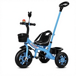 <span class=keywords><strong>Tricycle</strong></span> 2-en-1 populaire <span class=keywords><strong>pour</strong></span> enfants avec poignée de poussée amovible et paniers de rangement doubles, <span class=keywords><strong>pour</strong></span> les enfants de <span class=keywords><strong>18</strong></span> <span class=keywords><strong>mois</strong></span> à 6 ans, <span class=keywords><strong>pour</strong></span> jouer - Product Image 2