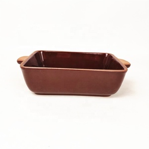 <span class=keywords><strong>Plat</strong></span> à 60 plats de cuisson <span class=keywords><strong>en</strong></span> céramique, <span class=keywords><strong>plat</strong></span> à 60 plats de cuisson, poêle à lasagnes avec poignée - Product Image 6