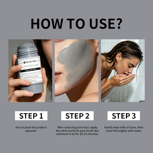 Mascarilla Facial de Arcilla para el Control de Grasa y Reducción de Poros, Cuidado de la Piel Orgánico y Natural con Logotipo Personalizado, Limpieza Profunda Facial, Barra de Arcilla Vocanlo para Poros - Product Image 4
