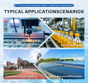 อุปกรณ์กรองน้ำระบบ Reverse Osmosis อุตสาหกรรมขนาดใหญ่ 8000 ลิตร/ชั่วโมง สำหรับการกรองน้ำบริสุทธิ์เชิงพาณิชย์ - Product Image 4