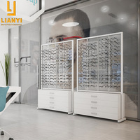 Magasin d'optique moderne personnalisé Design d'intérieur Présentoir de présentoir de lunettes de soleil personnalisé Présentoirs de vente au détail Vitrines Optima