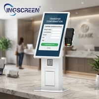 Pantalla Táctil Capacitiva INGSCREEN de 15.6 y 21.5 Pulgadas, Tamaño Mini, para Restaurantes, Hoteles, Tiendas de Conveniencia, Kiosco de Autoservicio