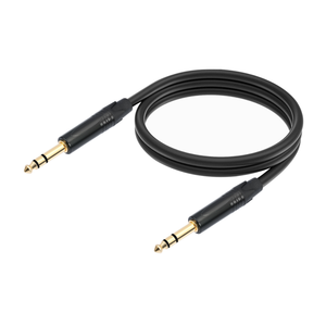 <span class=keywords><strong>Cable</strong></span> de <span class=keywords><strong>Guitarra</strong></span> Chapado en Oro, 6.35MM TRS Macho <span class=keywords><strong>a</strong></span> Macho, <span class=keywords><strong>Cable</strong></span> de Audio TRS de 6.35 1/4 Pulgadas <span class=keywords><strong>para</strong></span> Amplificador y Mezclador - Product Image 1