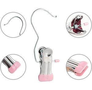 Crochet plat en acier inoxydable de haute qualité, anti-rayures, pour le séchage du linge, la maison, la garde-robe, la cuisine, support de rangement - Product Image 3