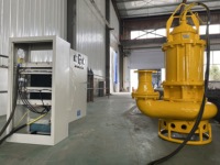 Pompe à gravier submersible robuste avec agitateur, en alliage de chrome haute résistance pour le dragage de sable de rivière